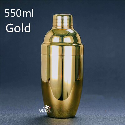 Stainless Steel Engraved Cocktail Shaker