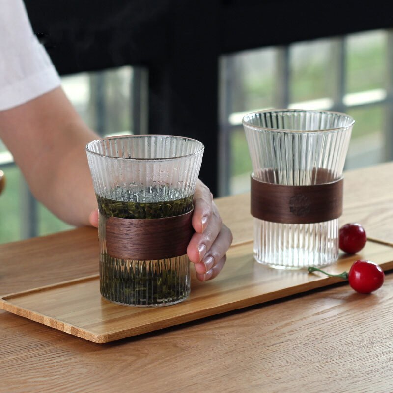 Decorative Glass Coffee Mug