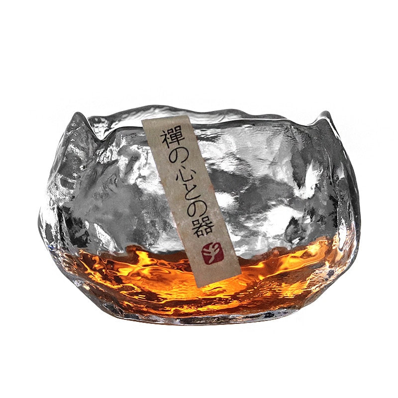 Japanese-style whiskey or tea glass