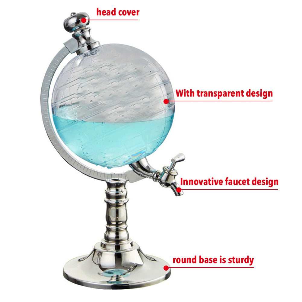 Novelty Globe Liquor Dispenser