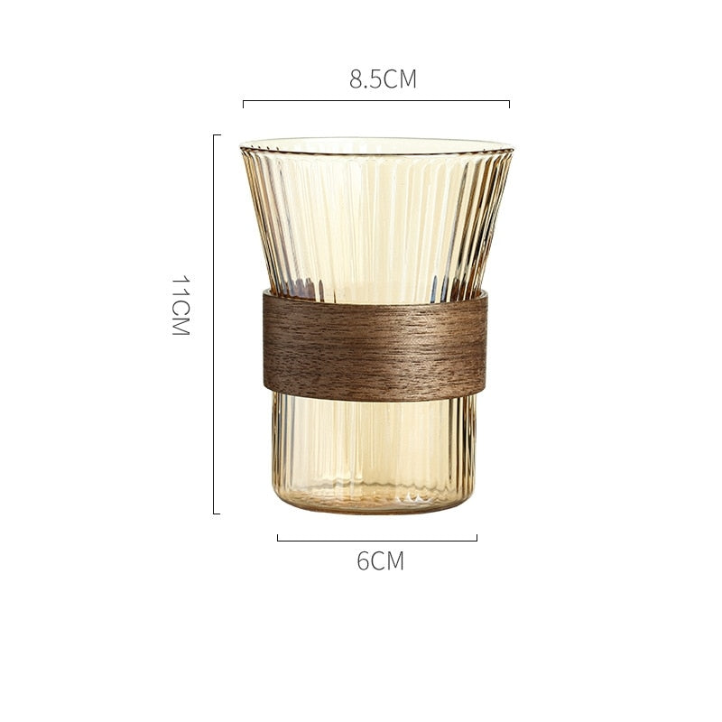 Decorative Glass Coffee Mug
