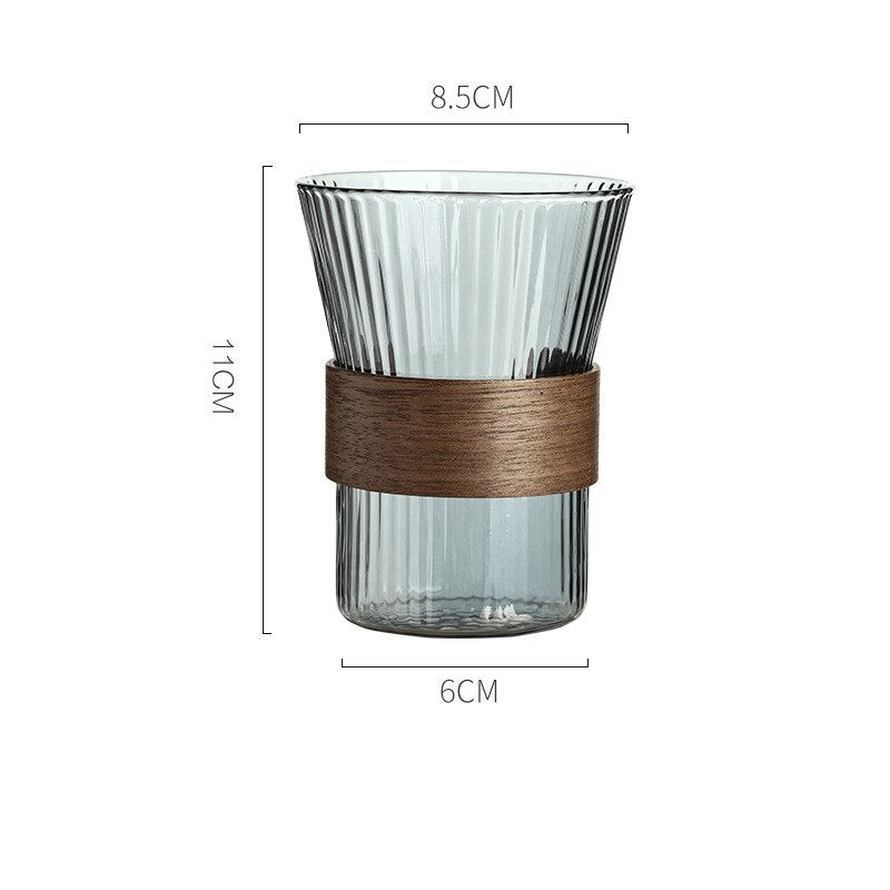 Decorative Glass Coffee Mug