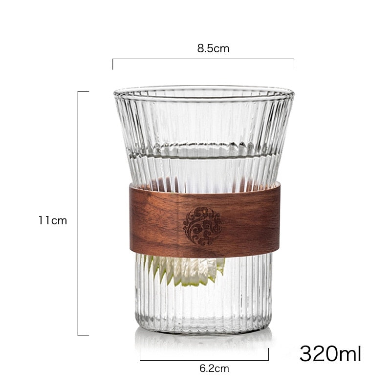 Decorative Glass Coffee Mug