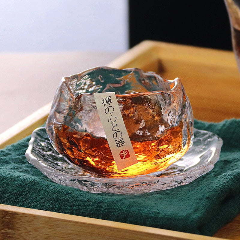 Japanese-style whiskey or tea glass