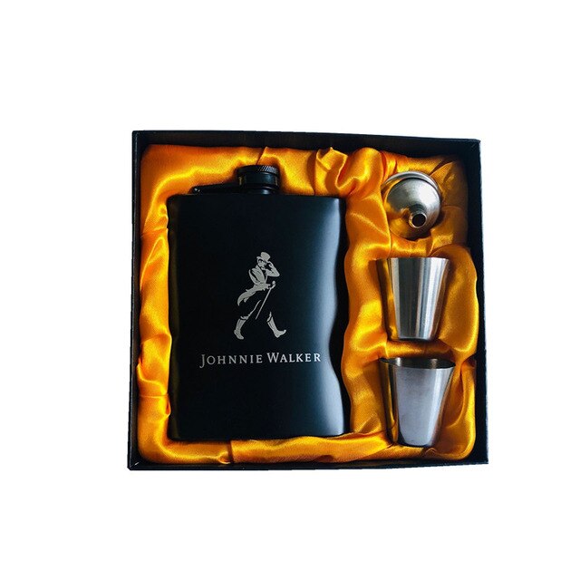 Johnny Walker 8oz Flask set