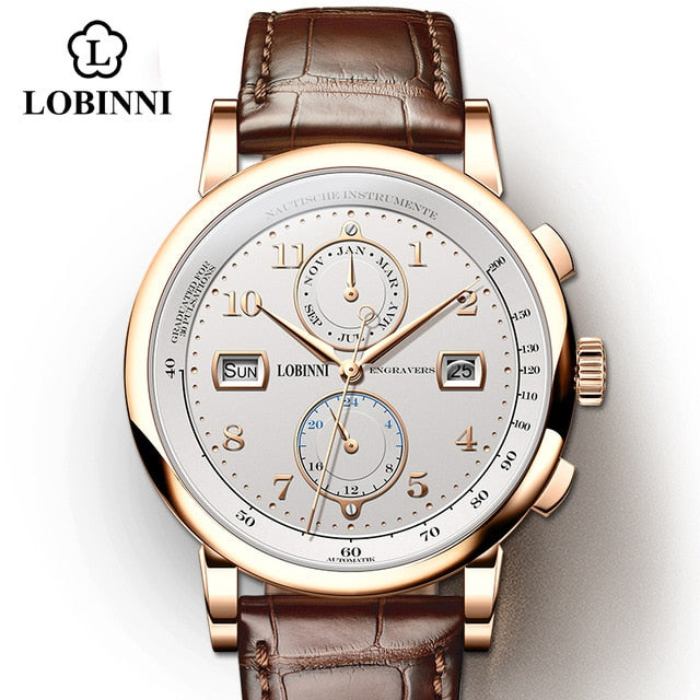 LOBINNI Luxury Fashion Men's Wristwatch