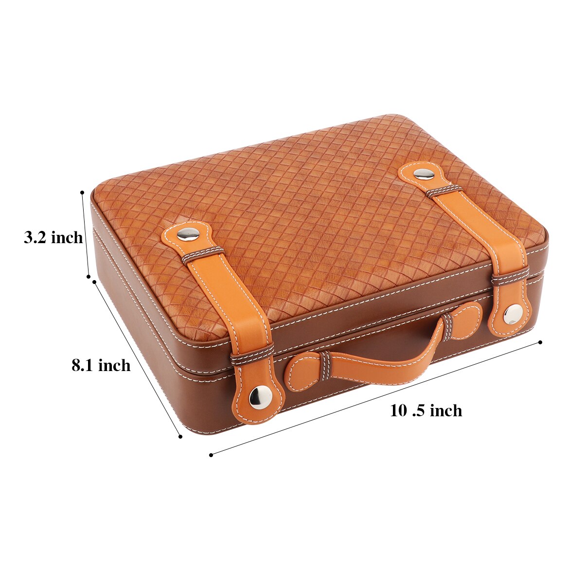 Travel Cigar Humidor Box (50 cigar capacity)