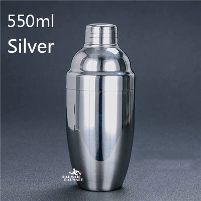 Stainless Steel Engraved Cocktail Shaker