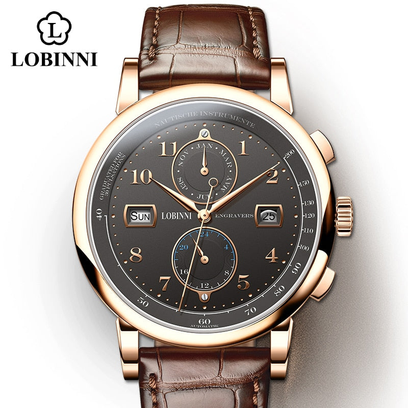 LOBINNI Luxury Fashion Men's Wristwatch