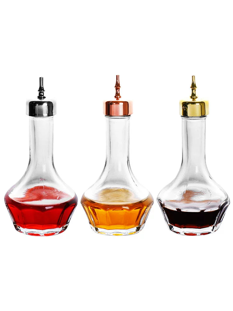 Bitter Essence Bottle Absinthe Wine Bottle Bar Bartender Tool Small Bottle Cocktail Glass Bottle Medicine Bottle Cocktail Drip Bottle