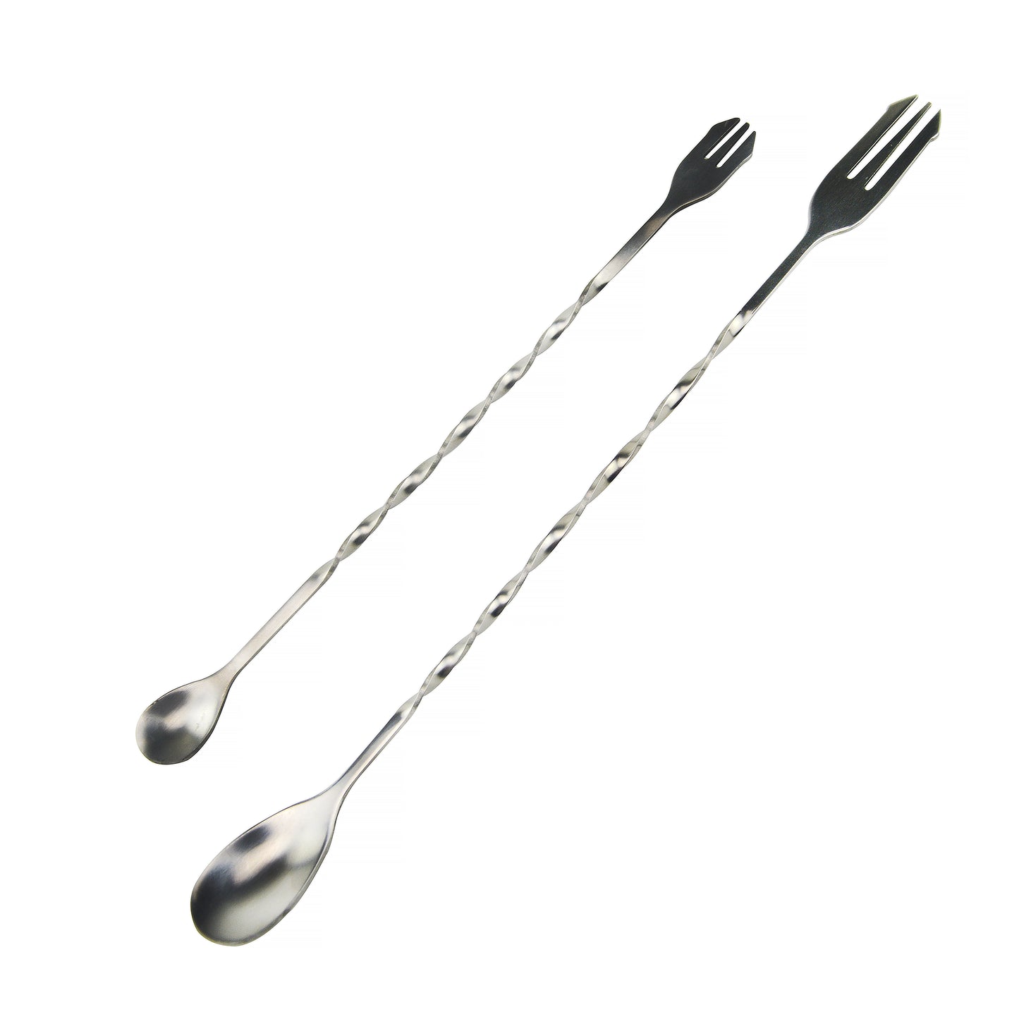 Stainless Steel Long Handle Spoon 32cm Long Stirrer Cocktail Stirrer Coffee Milk Tea Stirring Spoon Bar Spoon