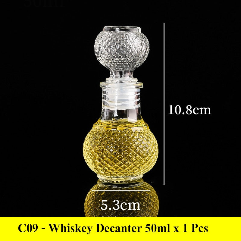 Whiskey Decanters- 50 and 100 mL