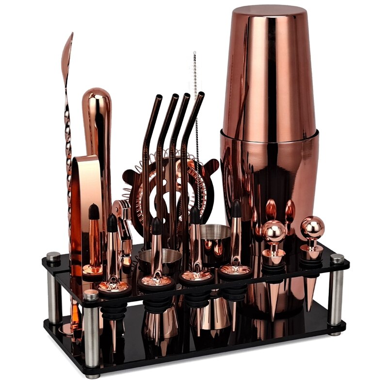 Complete Stainless Steel Bartender Kit