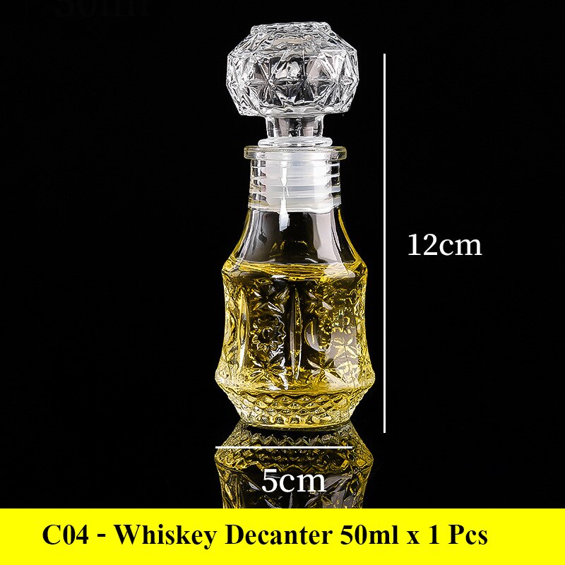 Whiskey Decanters- 50 and 100 mL