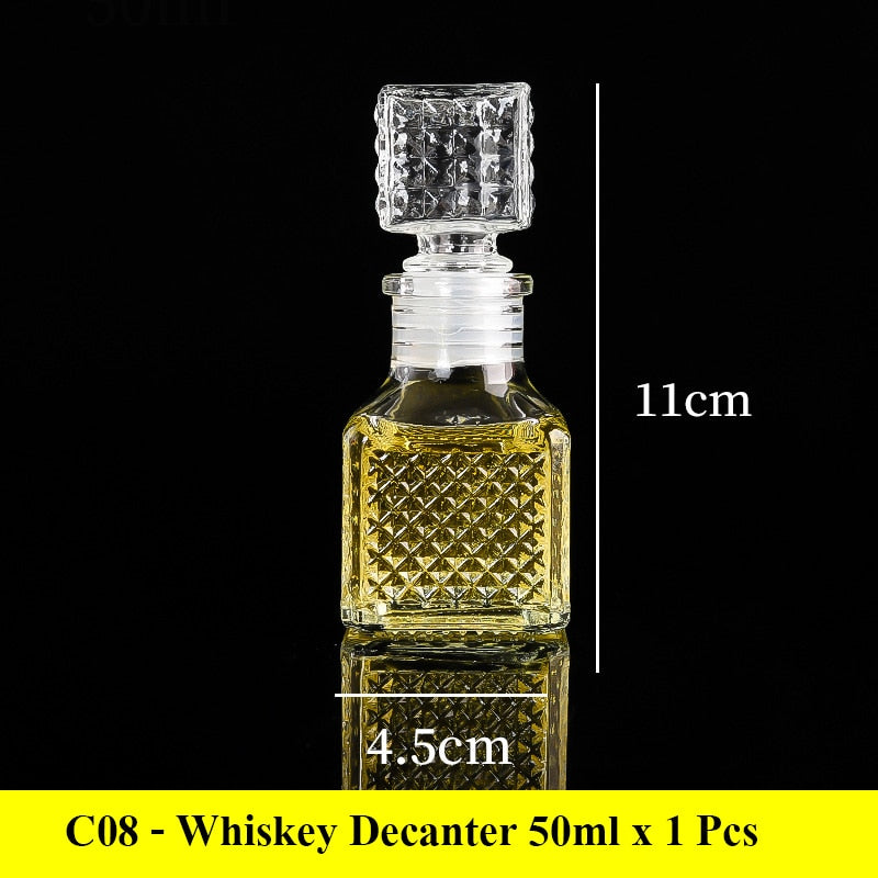 Whiskey Decanters- 50 and 100 mL