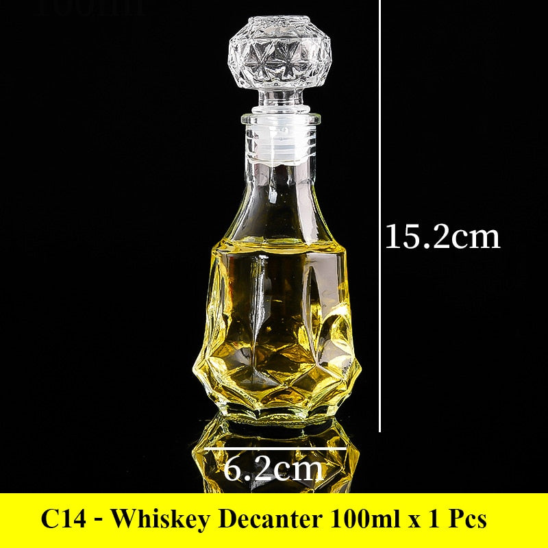 Whiskey Decanters- 50 and 100 mL