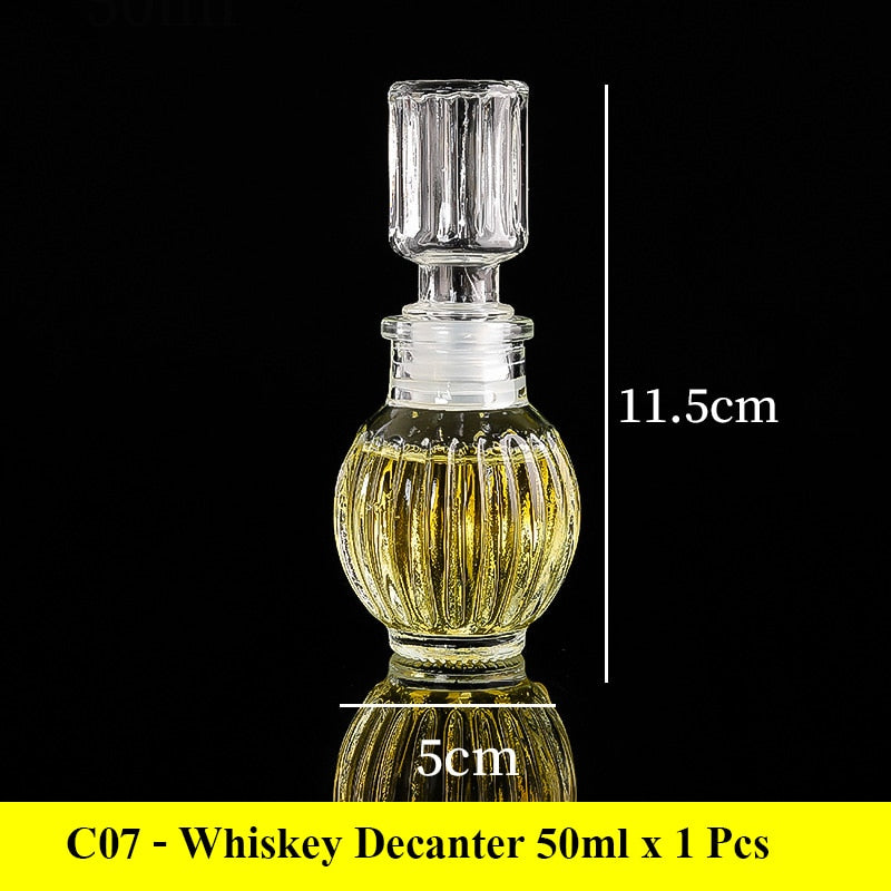 Whiskey Decanters- 50 and 100 mL