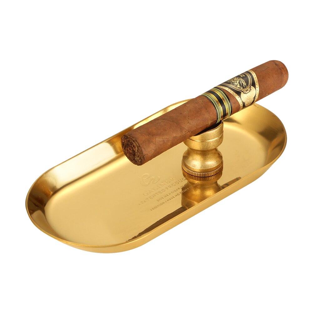 Golden Cigar Ashtray