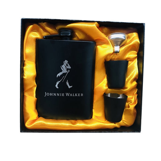 Johnny Walker 8oz Flask set